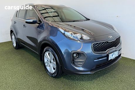Blue 2017 Kia Sportage Wagon SI (fwd)