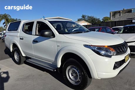 White 2017 Mitsubishi Triton Dual Cab Utility GLX