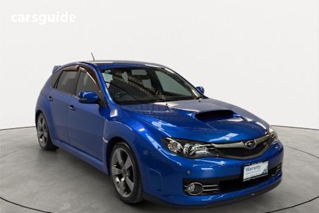 Blue 2009 Subaru Impreza Sedan WRX STI A-line AWD