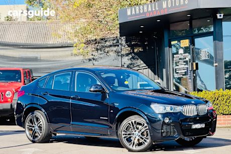 Black 2016 BMW X4 Coupe Xdrive 35D