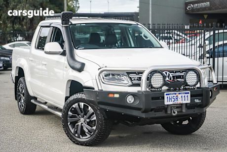 White 2016 Volkswagen Amarok Dual Cab Utility V6 TDI 550 Highline