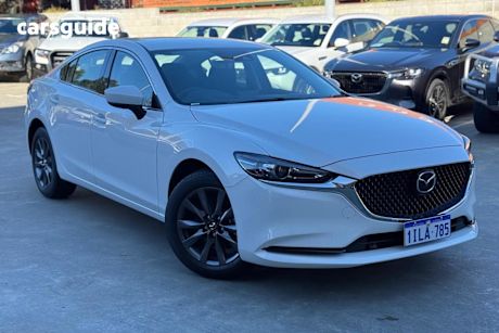 White 2024 Mazda 6 Sedan G25 Sport