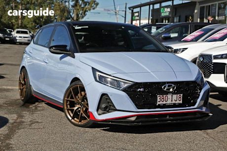 Blue 2022 Hyundai I20 Hatchback N