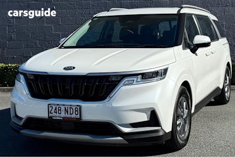 White 2021 Kia Carnival Wagon S