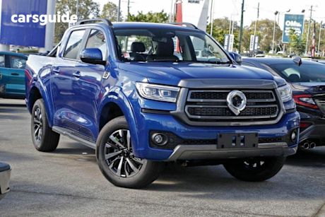 Blue 2025 GWM Cannon Dual Cab Utility LUX (4X4)