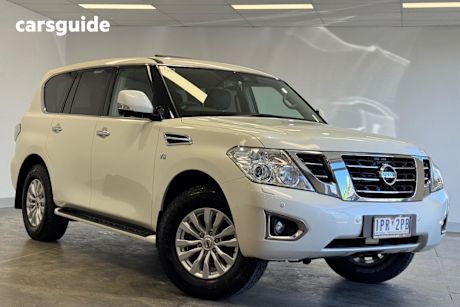 White 2019 Nissan Patrol Wagon TI-L (4X4) (5YR)