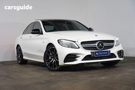 White 2019 Mercedes-Benz C43 Sedan