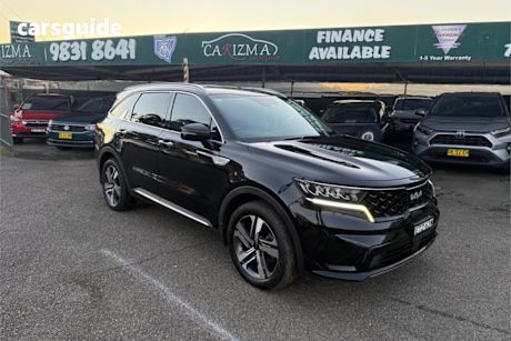 Black 2022 Kia Sorento Wagon Sport+ 7 Seat