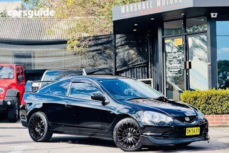 Black 2002 Honda Integra Coupe