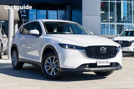 White 2023 Mazda CX-5 Wagon Maxx Sport (fwd)
