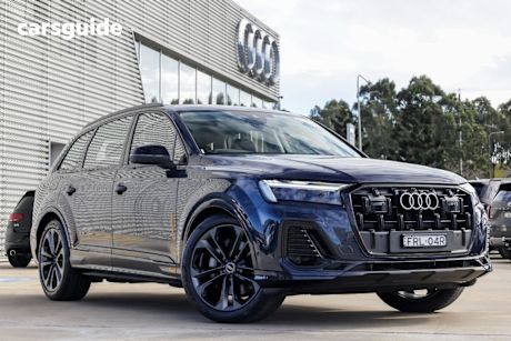 Blue 2024 Audi Q7 Wagon 45 TDI Quattro Mhev