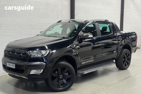 Black 2017 Ford Ranger Dual Cab Pick-up Wildtrak 3.2 (4X4)