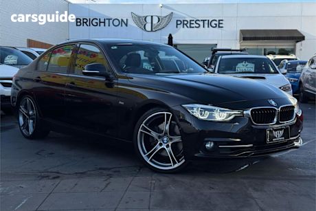 Black 2015 BMW 330i Sedan Sport Line