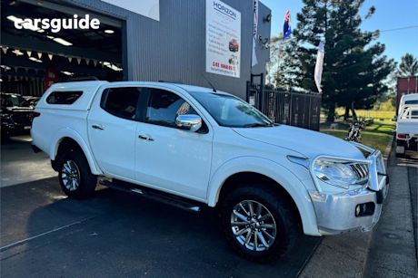 White 2016 Mitsubishi Triton Dual Cab Utility GLS (4X4)