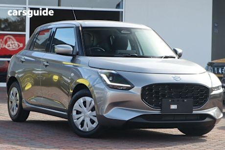 Silver 2024 Suzuki Swift Hatchback Hybrid