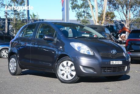 Grey 2009 Toyota Yaris Hatchback YRS