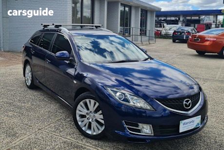 Blue 2008 Mazda Mazda6 Wagon