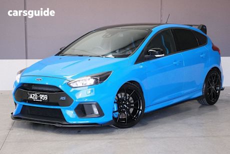 Blue 2017 Ford Focus Hatchback RS Limited Edition