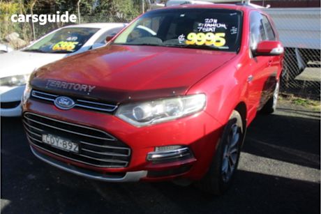 Red 2011 Ford Territory Wagon Titanium (4X4)