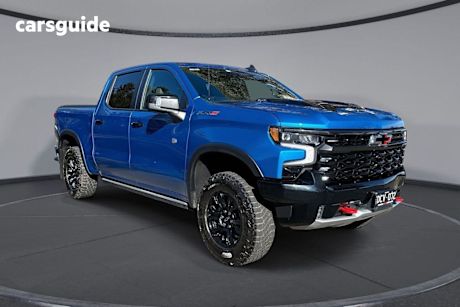 Blue 2023 Chevrolet Silverado Crew Cab Pickup 1500 ZR2