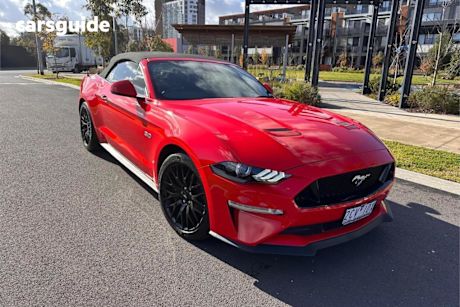 Red 2023 Ford Mustang Convertible GT 5.0 V8