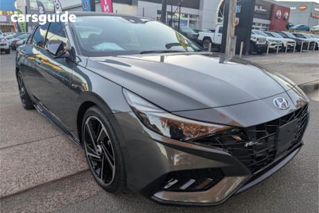 Grey 2021 Hyundai I30 Sedan N Line Premium