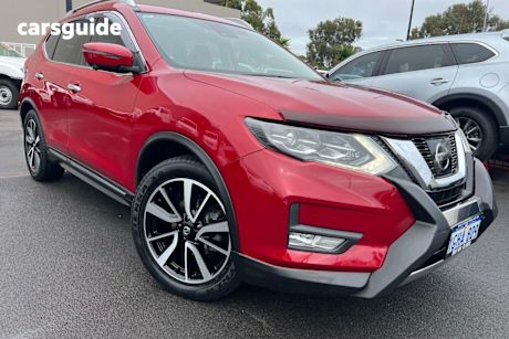 Red 2017 Nissan X-Trail Wagon TI (4WD)