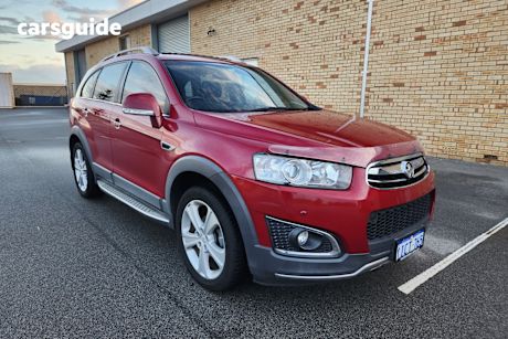 Red 2015 Holden Captiva Wagon 7 LTZ (4X4)