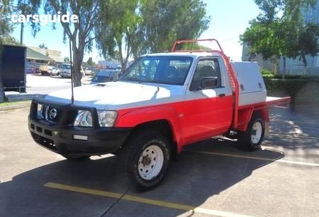 Red 2010 Nissan Patrol Leaf Cab Chassis DX (4X4)