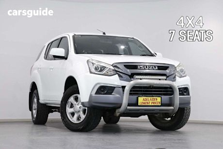 White 2018 Isuzu MU-X Wagon LS-M (4X4)