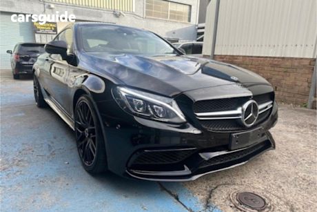 Black 2017 Mercedes-Benz C63 Coupe S