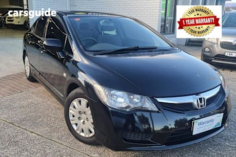 Black 2009 Honda Civic Sedan VTI