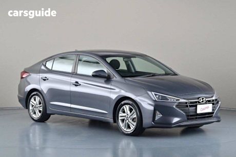 Grey 2019 Hyundai Elantra Sedan Active
