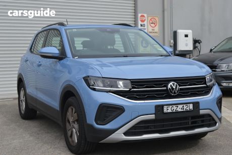 Blue 2024 Volkswagen T-Cross Wagon 85TFI Life