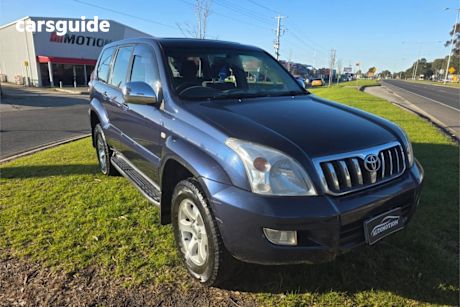 Blue 2004 Toyota Landcruiser Prado Wagon GXL (4X4)