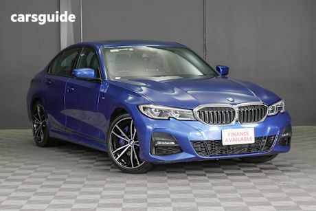 Blue 2022 BMW 330I Sedan M Sport