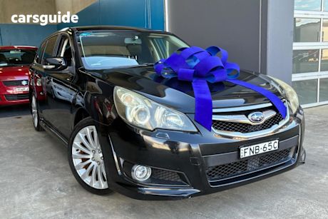 Black 2009 Subaru Liberty Wagon 2.5i SPORTS PREMIUM MY10