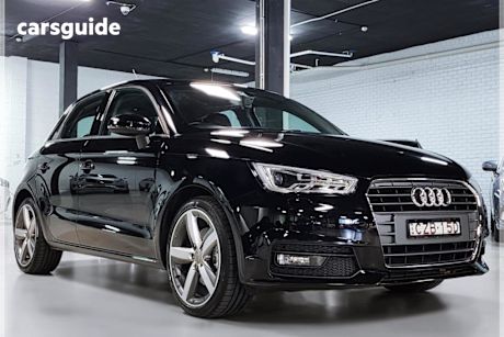 Black 2015 Audi A1 Hatchback Sportback 1.4 Tfsi Sport