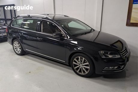 Black 2014 Volkswagen Passat Wagon 130TDI Highline DSG Special Model