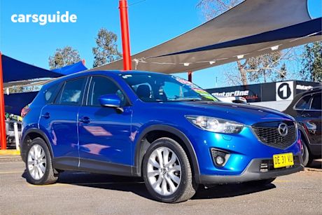 Blue 2012 Mazda CX-5 Wagon Grand Tourer (4X4)