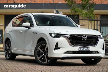 White 2024 Mazda CX-60 Wagon P50E Azami Phev