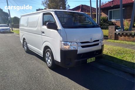 White 2018 Toyota Hiace Van LWB