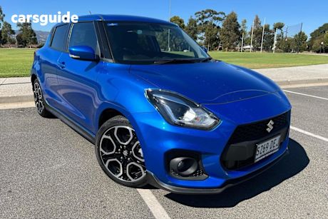 Blue 2023 Suzuki Swift Hatchback Sport Turbo
