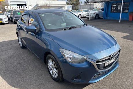Blue 2018 Mazda 2 Hatchback Maxx (5YR)