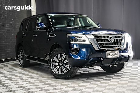 Blue 2020 Nissan Patrol Wagon TI (4X4)
