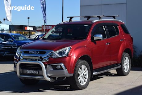 Red 2018 Isuzu MU-X Wagon LS-T (4X4)