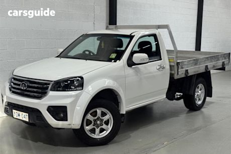 White 2020 Great Wall Steed Cab Chassis (4X4)