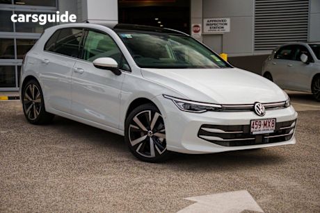 White 2025 Volkswagen Golf Hatchback Style
