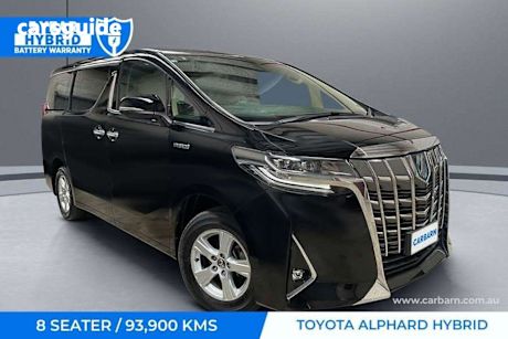 Black 2020 Toyota Alphard Commercial HYBRID X 4WD
