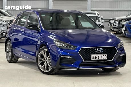 Blue 2020 Hyundai I30 Hatchback N Line